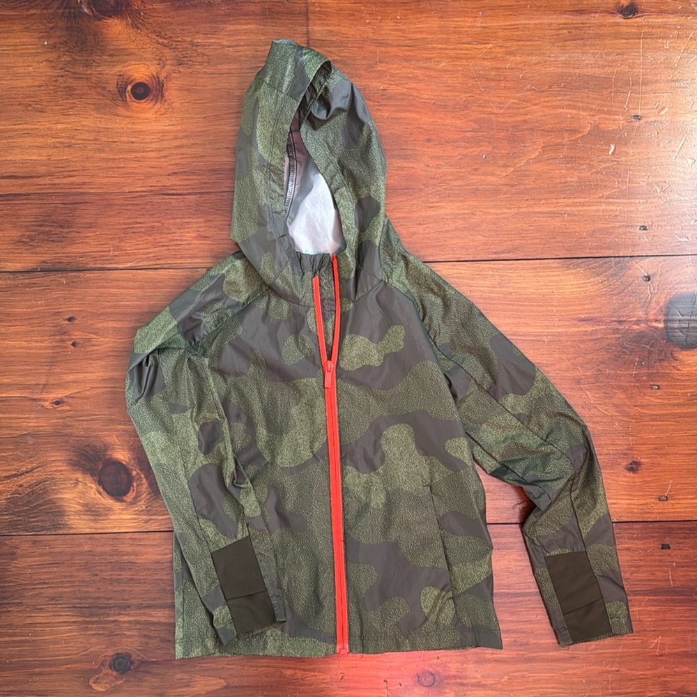 Boys Camo Rain Jacket